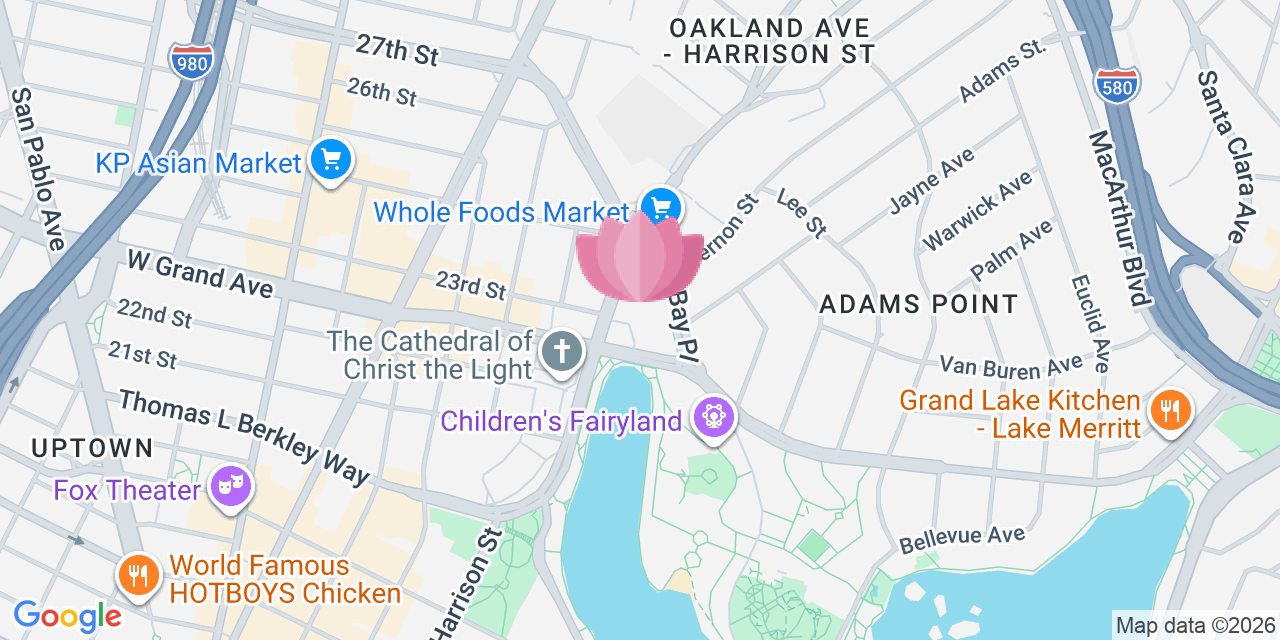 Map showing Veterans Memorial Building