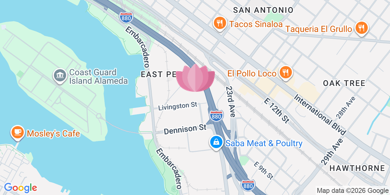 Map showing The Loom