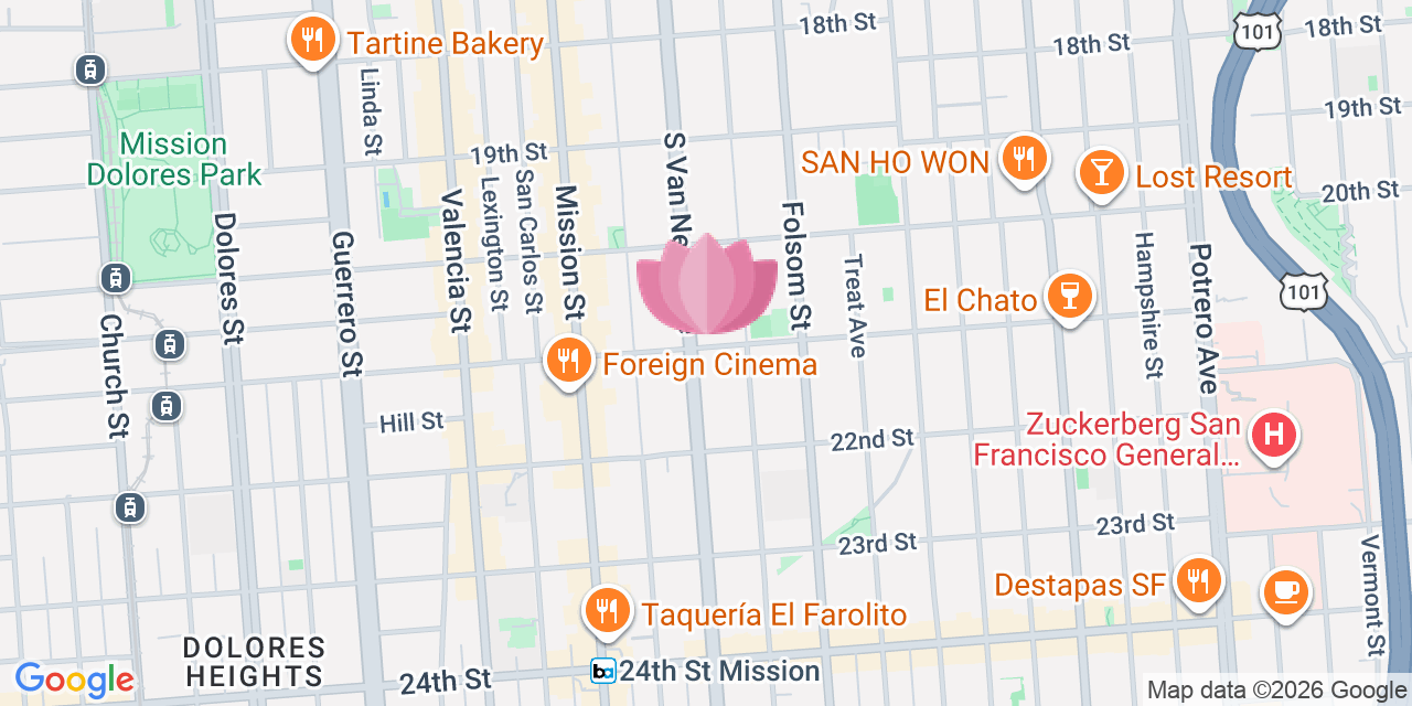 Map showing HeartLab