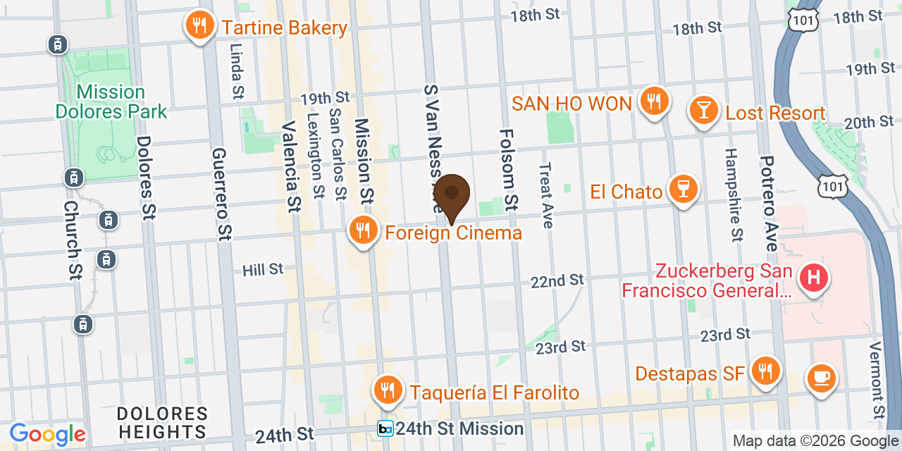 Map showing HeartLab