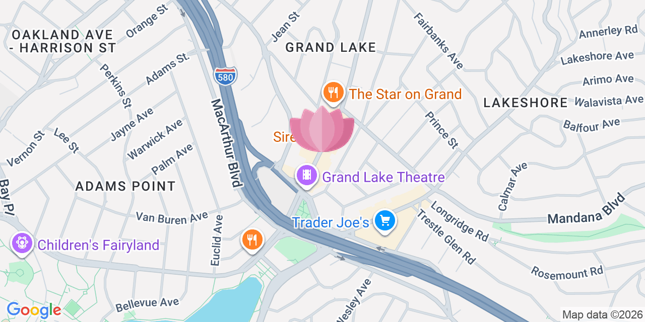 Map showing MeloMelo Kava Bar
